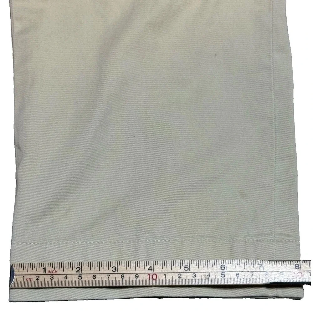 Polo Ralph Lauren Suffield Pant Mens 33x32 Tan Khaki Cotton Chino Straight Leg